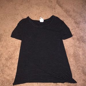 Cute navy blue striped shirt